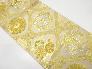 アンティーク　花蜀江模様織り出し袋帯（材料）